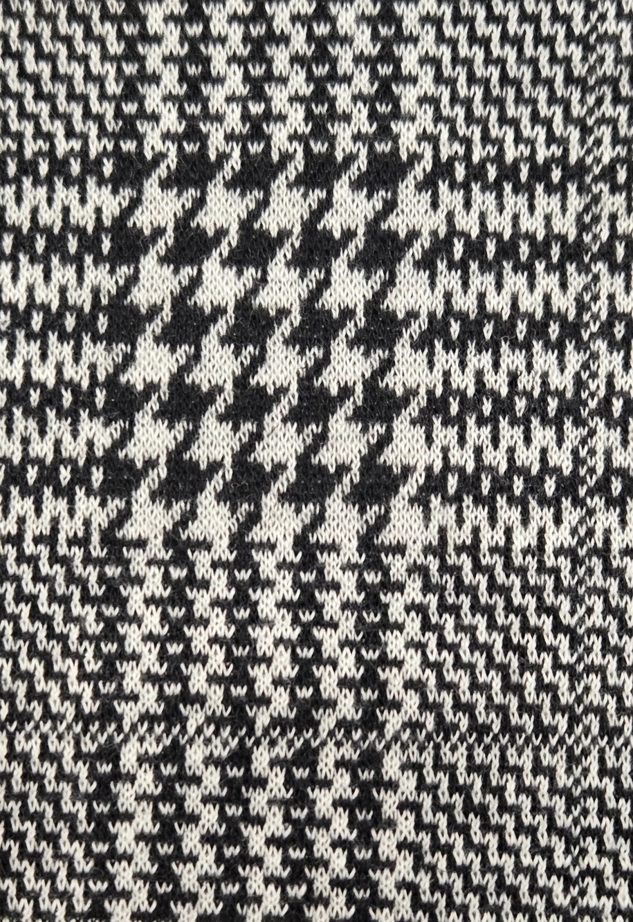 Massini Black and White Plaid Long Sleeve Relax Fit Dress Size L - Picture 8 of 8